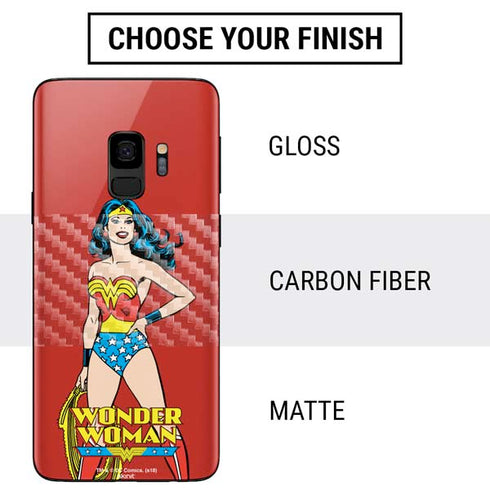 DC Comics Wonder Woman Classic Art Pose Galaxy S9 Skin